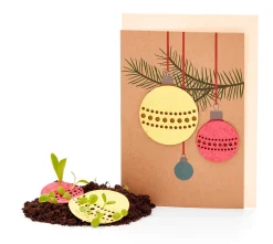 Weihnachtskarten mit Wildblumensamen
