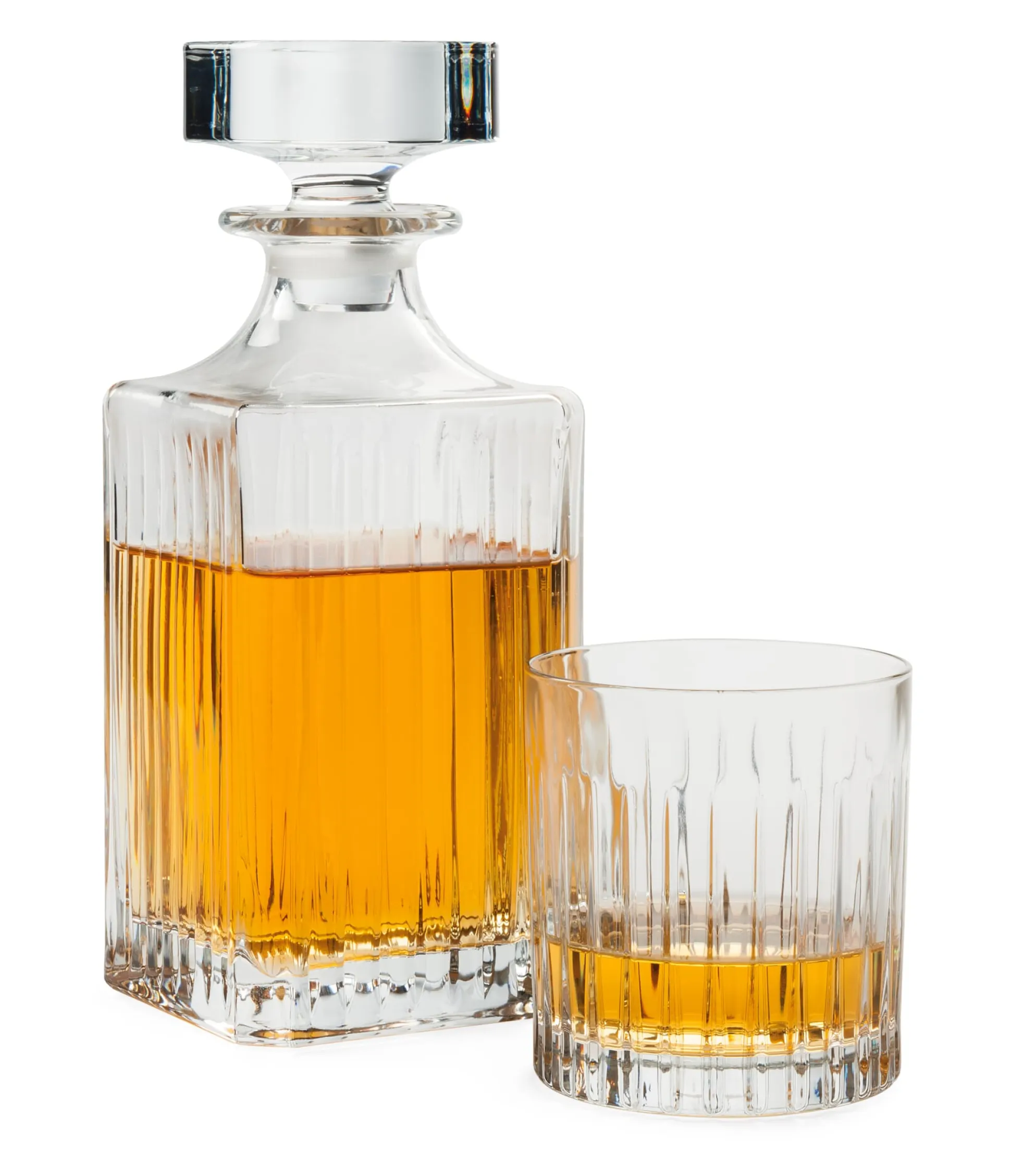 Whisky-Dekanter gerippt