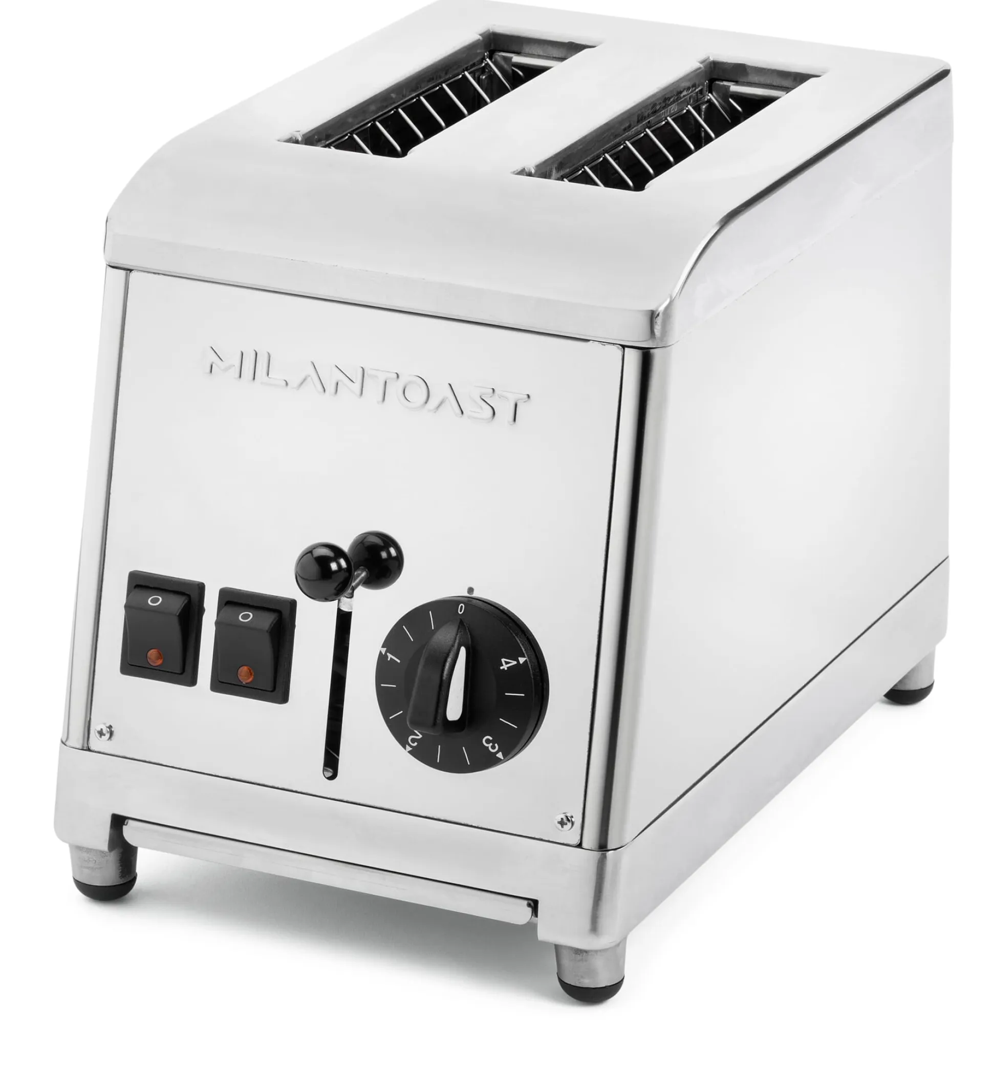 Zweischacht-Toaster Edelstahl