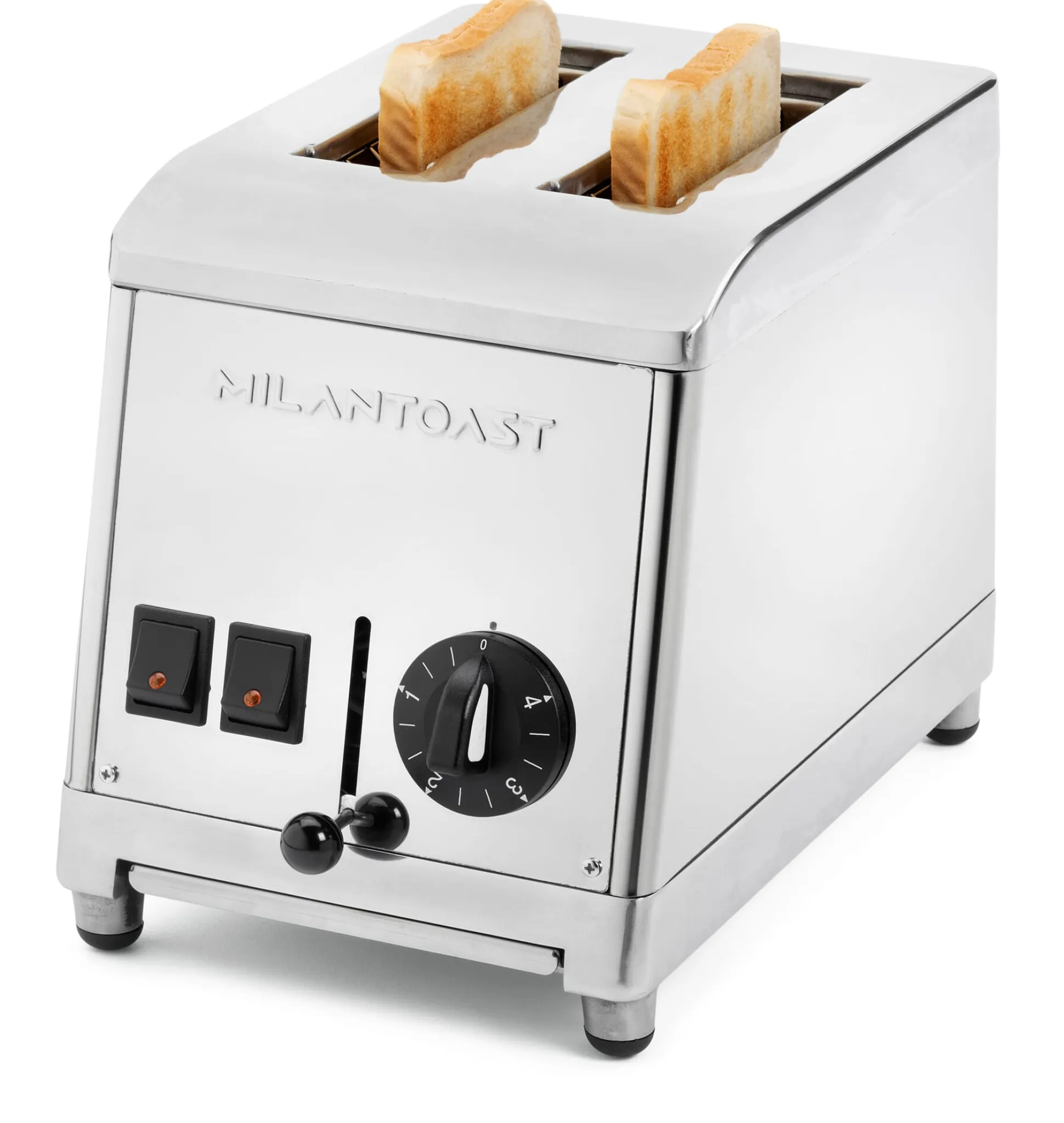 Zweischacht-Toaster Edelstahl